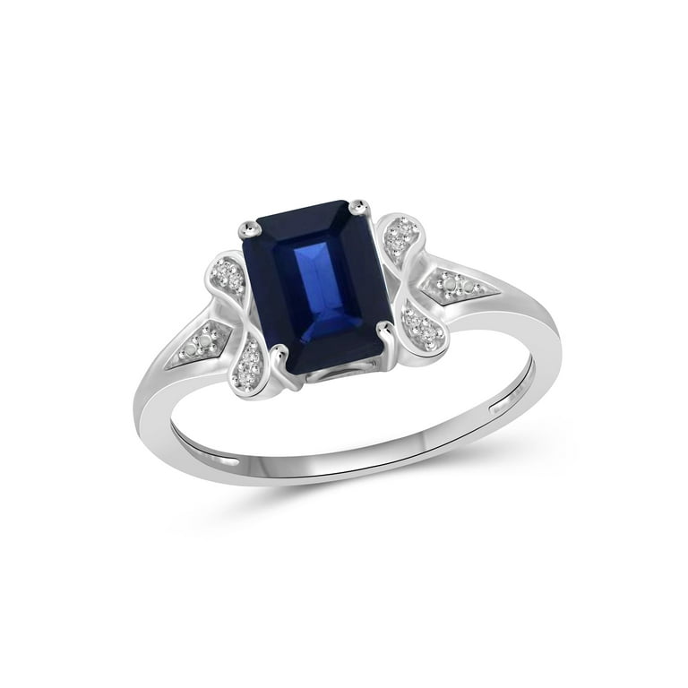 JewelersClub Sapphire Ring Birthstone Jewelry – Carat