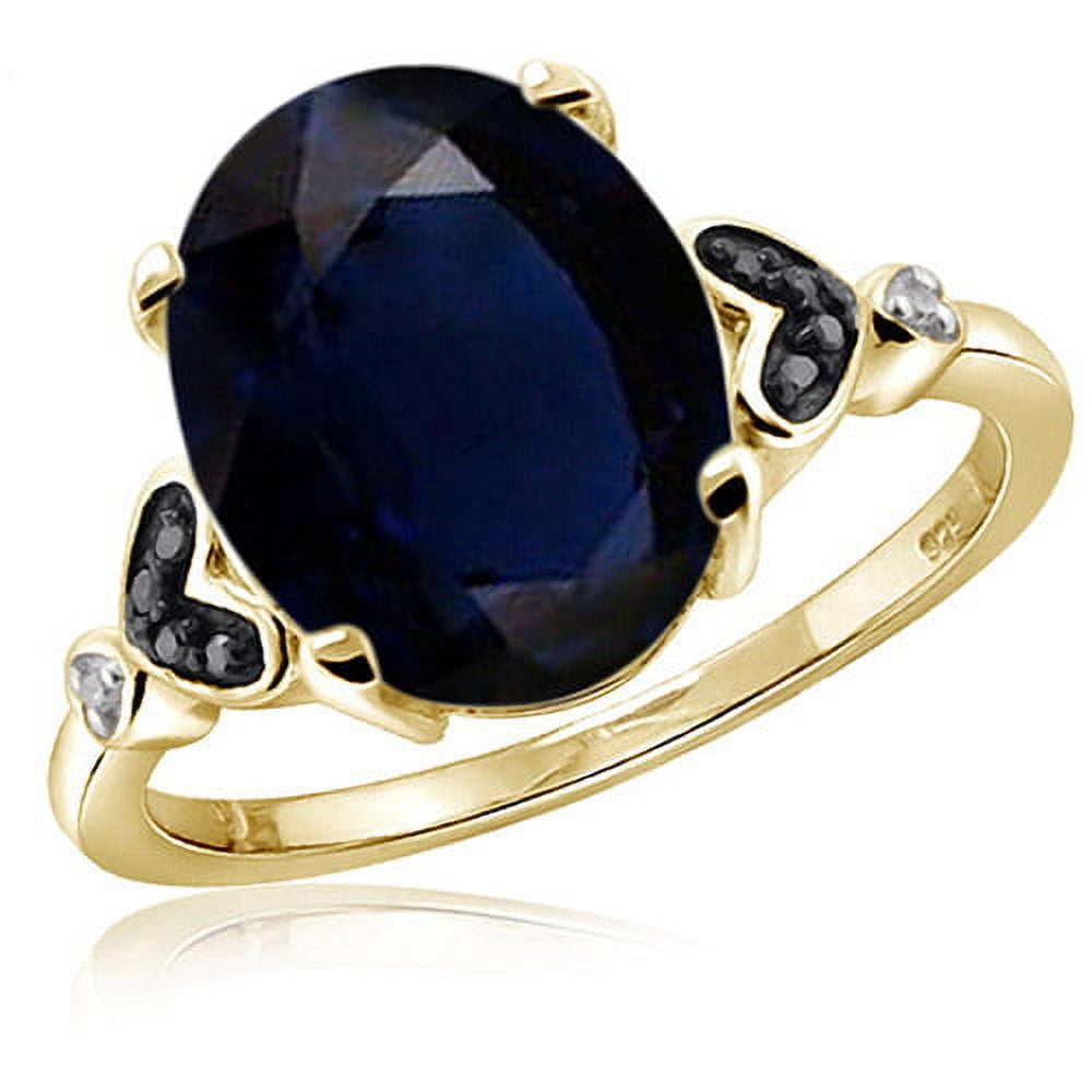 Gold plated hotsell sapphire ring