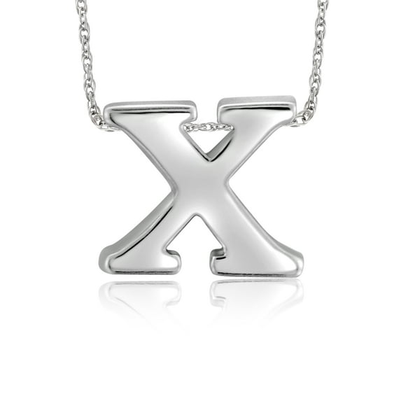 JewelersClub Sterling Silver A Initial Pendant