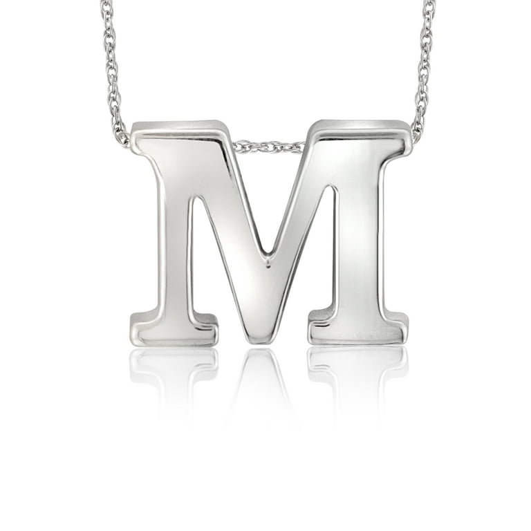 Engraved Initial Pendant セット Z Letter Initial Alphabet Name Personalized 925 Sterling