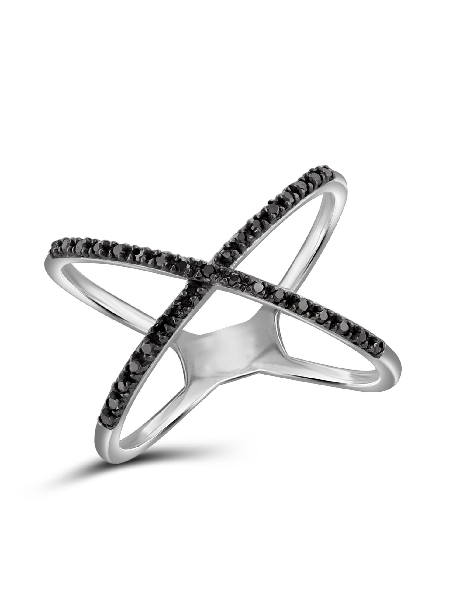 Criss Cross Diamond Engagement Ring | R9896W | Valina Engagement Ring  Jewelry