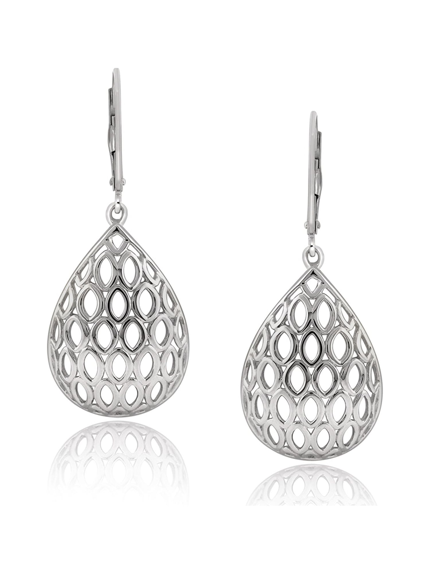 JewelersClub Sterling Silver Filigree Earrings