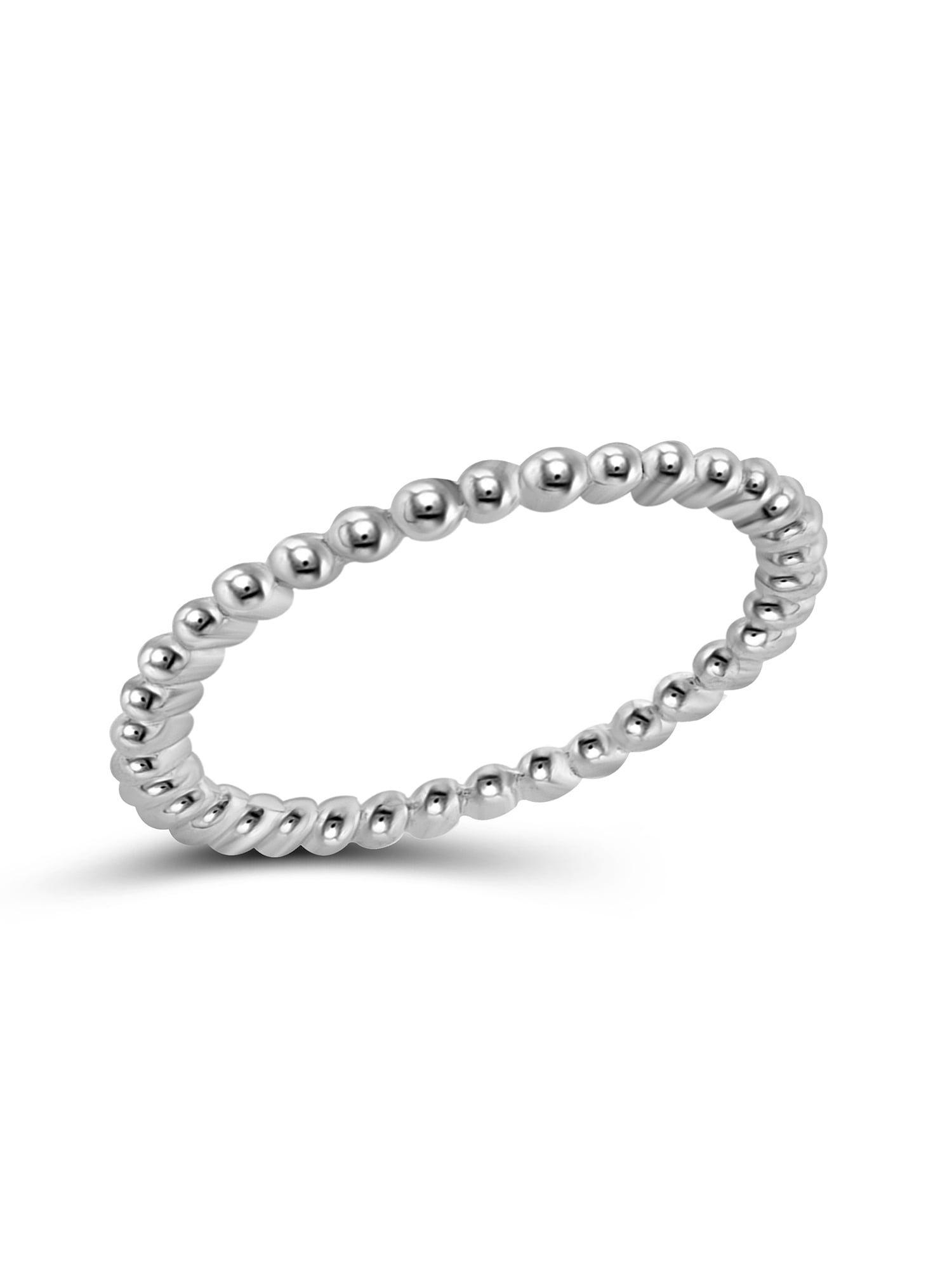 JewelersClub Sterling Silver Glam Girl Eternity Ring for Women | Dainty ...