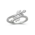 thumbnail image 1 of JewelersClub Sterling Silver Leaf Friendship Ring, 1 of 1