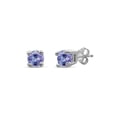 thumbnail image 1 of JewelersClub Tanzanite Accent Sterling Silver Stud Earrings, 1 of 4