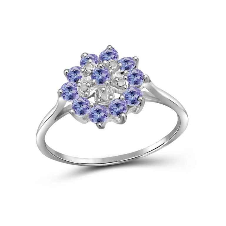 JewelersClub Tanzanite Ring Birthstone Jewelry – Carat