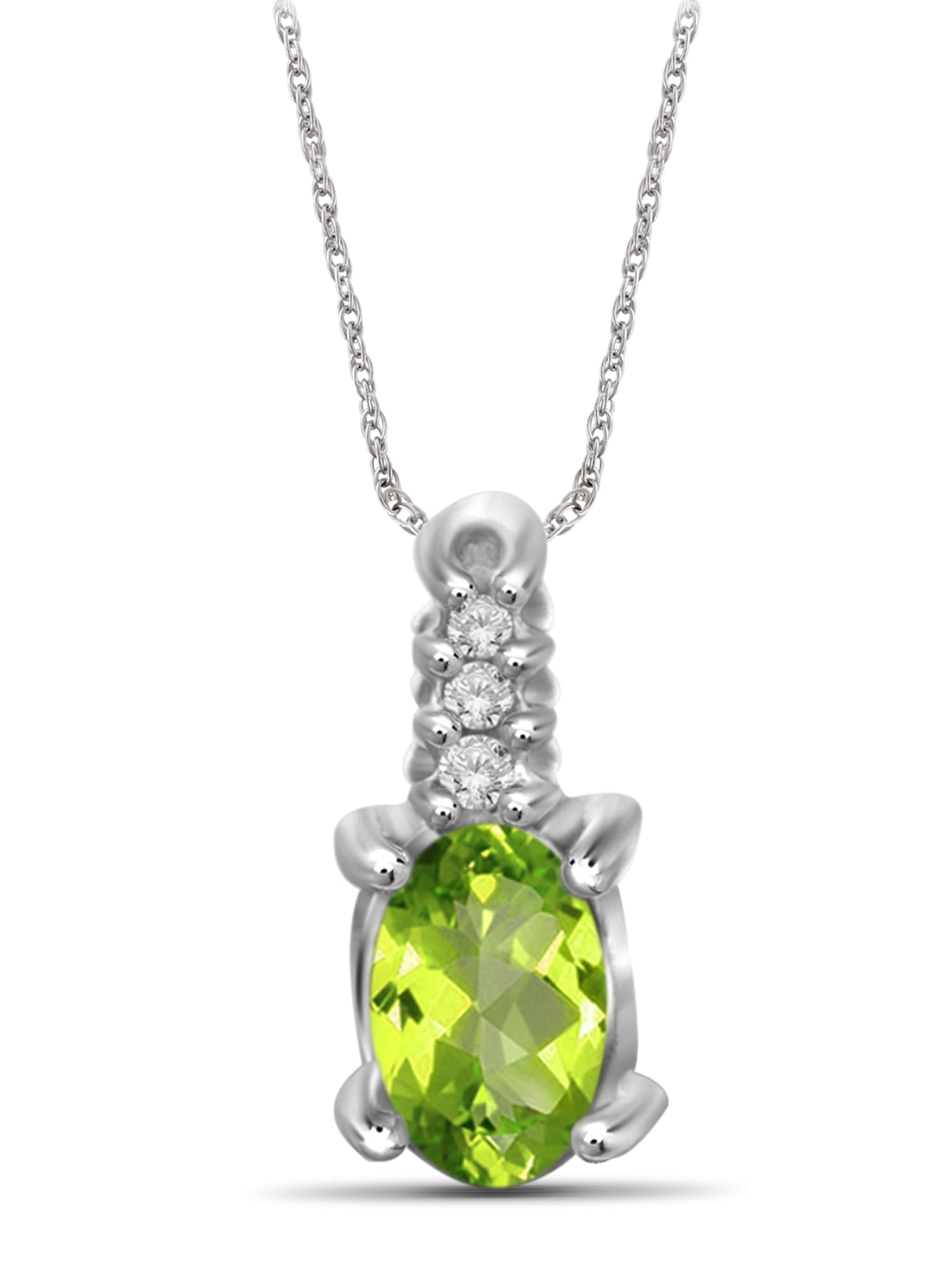 Jewelersclub 0.25 Ctw Peridot Gemstone &