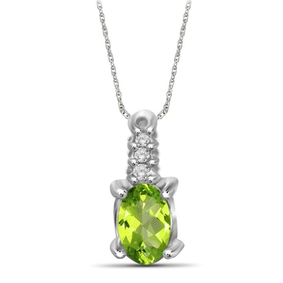 Jewelersclub 0.25 Ctw Peridot Gemstone &