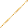 thumbnail image 1 of Jewelheart 14K Yellow Solid Gold Mariner Chain 2.5mm Dainty Anchor Link Necklace For Men Women 22", 1 of 1
