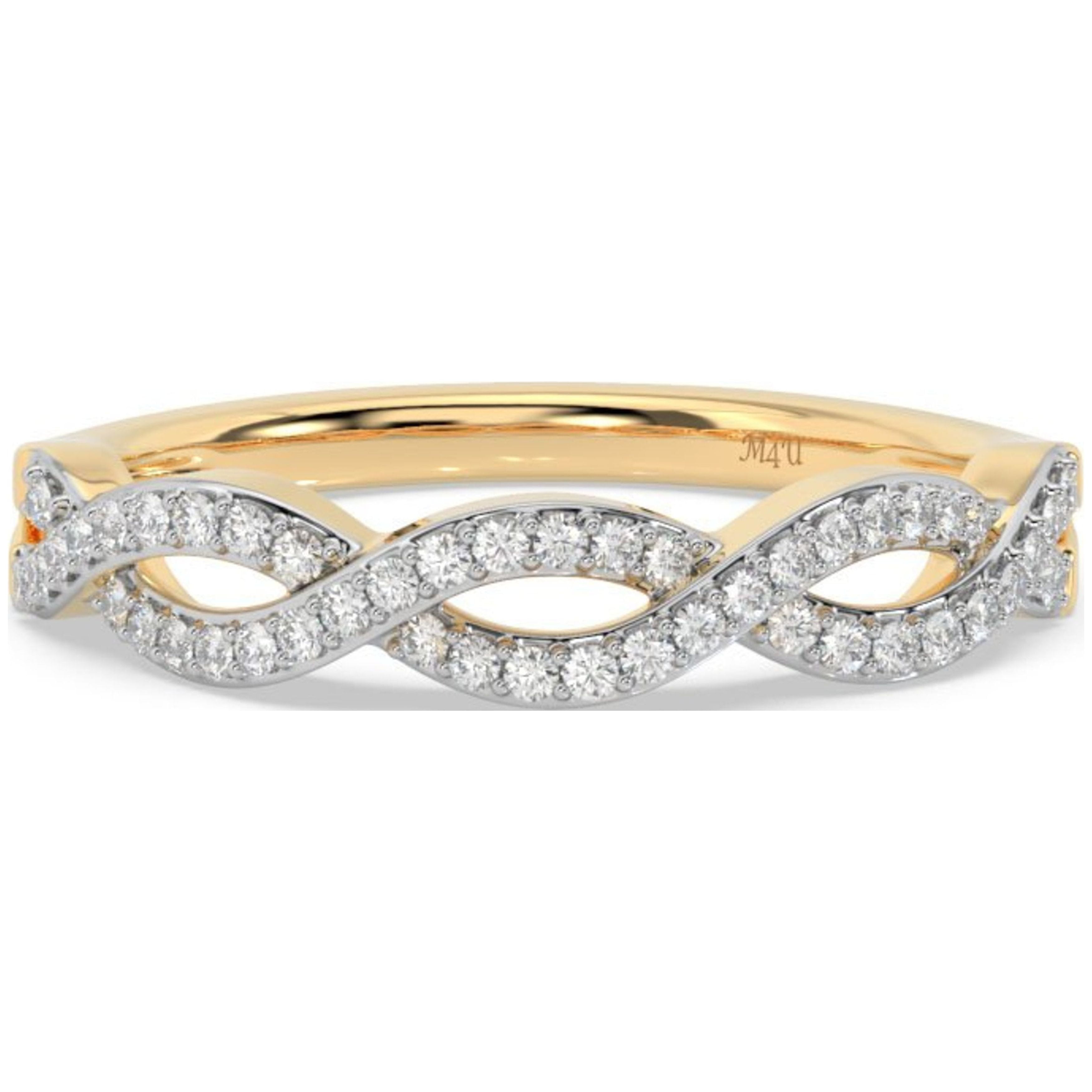 Jewelili Made for You 10K Yellow Gold 1/4 cttw Lab-Grown Diamond