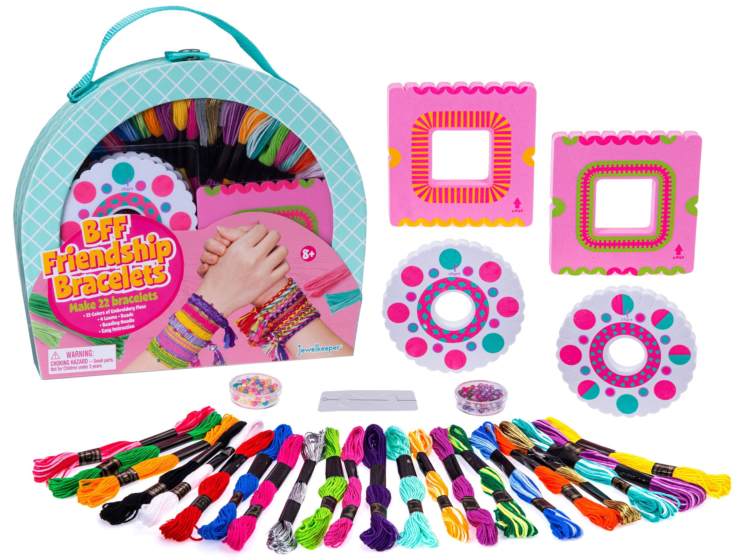 Girls Charm Bracelet Making Kit Art and Crafts Jewellery Making with D –  deaotoys