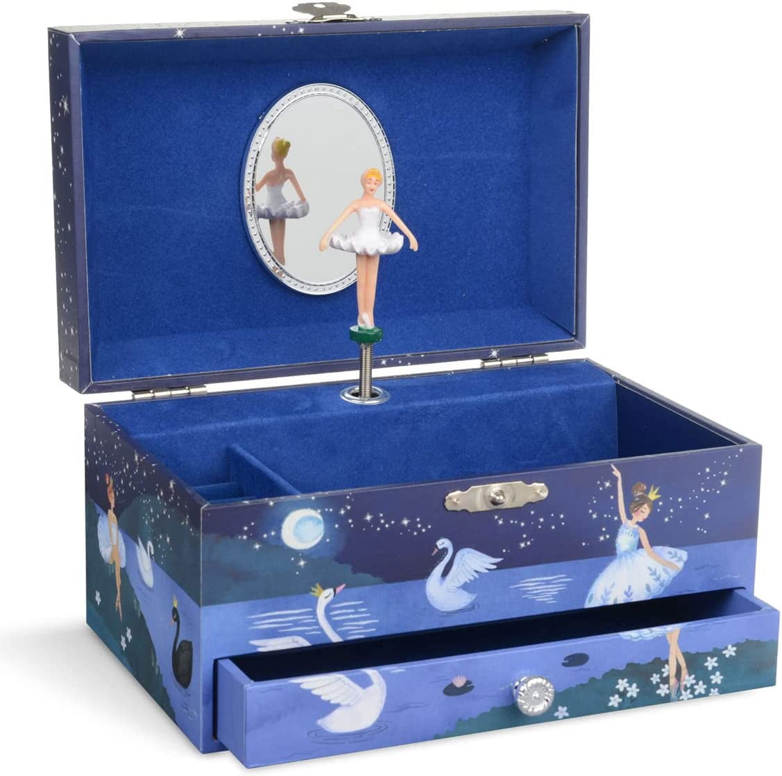 Jewelkeeper Girl's Ballerina Musical Jewelry Storage Box