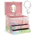 thumbnail image 1 of Jewelkeeper Musical Ballerina Jewelry Box Set - Perfect Gift for Little Girls - 3 Ballerina Gifts in One - Jewelry Storage & Music Box for Girls, 1 of 8