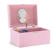 Jewelkeeper Personalize-Your-Own Pink Girl's Musical Ballerina Jewelry Box, You Are My Sunshine Tune