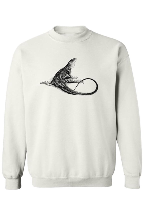 Jewelled Lizard Sweatshirt Men -Image by Shutterstock, Male 3X-Large