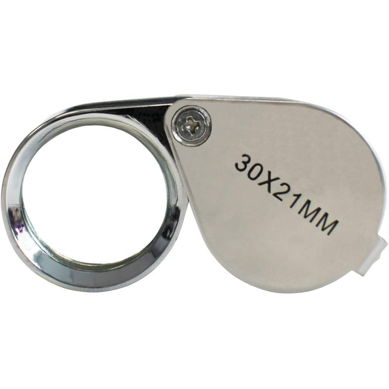 Handheld 30X Magnifying Glass Watch Repair Jewelry Appraisal