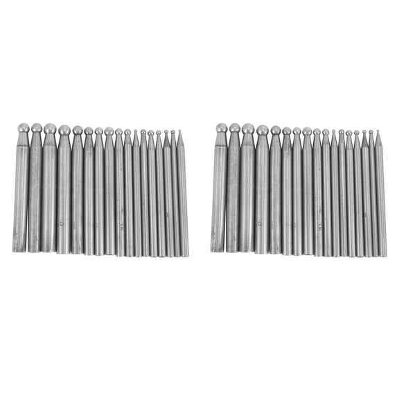 Jewellers Tool Jewelry Dapping Block Set with 34Pcs Jewelry Tool Kit Dapping Punches with Plastic Stand