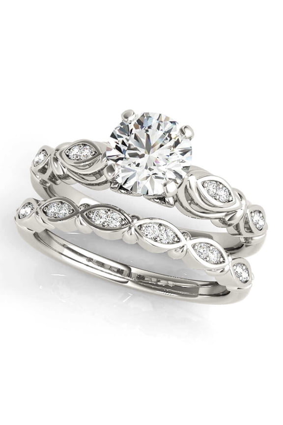 Engagement Rings for Women 1/2 Carat Halo Diamond Engagement Bridal Ring Set Prong Setting 10K Solid Rose White Yellow Gold Genuine Diamond Wedding Jewery