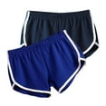 thumbnail image 1 of Jewelreauty 2 Pack Athletic Shorts Womens Elastic Waist Running Workout Active Dolphin Shorts 2025, 1 of 2