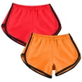 thumbnail image 1 of Jewelreauty 2 Pack Athletic Shorts for Women Elastic Waist Running Workout Active Dolphin Shorts 2025, 1 of 7