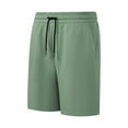 thumbnail image 1 of Jewelreauty Father's Day Men's Casual Shorts Summer Classic Drawstring Jogging Workout Shorts, 1 of 6