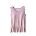 thumbnail image 1 of Jewelreauty Tank Tops for Women Sleeveless Workout Gym Seamless Tops Athletic Yoga Shirt with Built in Bra (3XL, Pink), 1 of 3