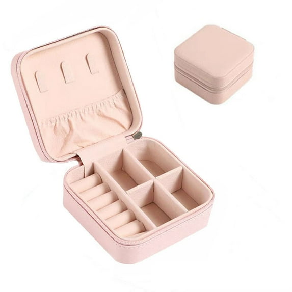 Jewelries Jewelry Box Jewelries Storage Case PU Leather Organizer For Necklace Earring Rings Bracelet Ear Studs