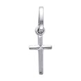 thumbnail image 1 of Jewelry 14k White Gold Extra-Small Cross Religious Charm Pendant, 1 of 1