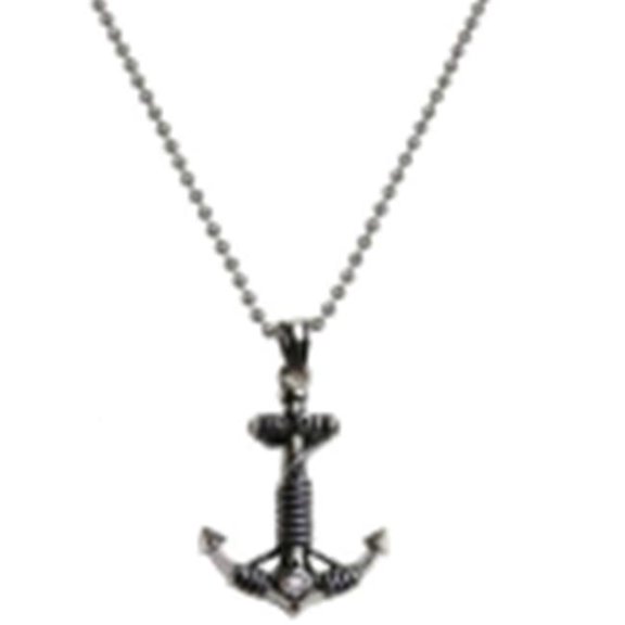 Jewelry Anchor Necklace Stain Steel