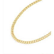 Jewelry Atelier Gold Chain Necklace Collection - 14K Solid Yellow Gold Filled Miami Cuban Curb Link Chain Necklaces for Women and Men with Different Sizes (2.7mm, 3.6mm, 4.5mm, or 5.5mm)