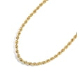 thumbnail image 1 of Jewelry Atelier Gold Chain Necklace Collection - 14K Solid Yellow Gold Filled Rope Chain Necklaces for Women and Men with Different Sizes (2.1mm, 2.7mm, or 3.8mm), 1 of 11