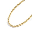 thumbnail image 1 of Jewelry Atelier Gold Chain Necklace Collection - 14K Solid Yellow Gold Filled Rope Chain Necklaces for Women and Men with Different Sizes (2.1mm, 2.7mm, or 3.8mm), 1 of 11