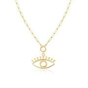 JEWELRY ATELIER Gold Filled Pendant Necklace Collection - 14K Yellow Gold Filled Pendant Necklace with Solid Clip Chain for Women (Different Sizes and Styles with Extension/Adjustable Chain)