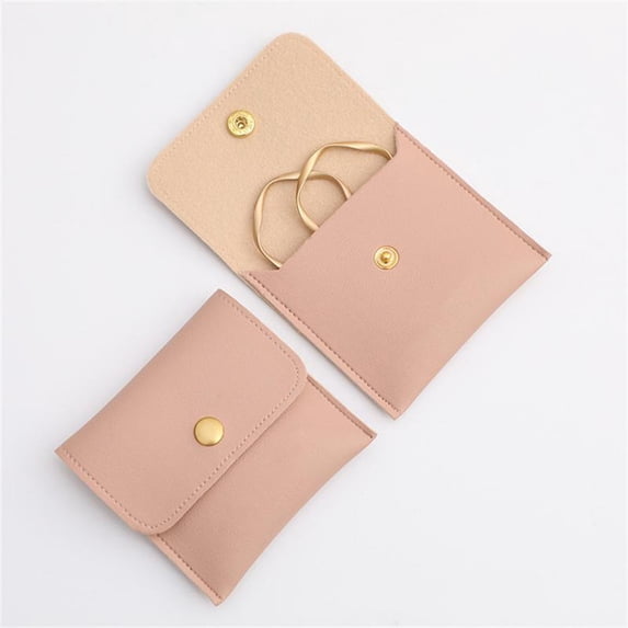Jewelry Bags Portable Ring Earring Packaging High Quality Carrying Storage Case Girls Jewellery Packaging Bags Logo Customized 01 8x8cm 1 pc