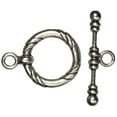 Jewelry Basics Metal Findings 3/PkgSilver Large Toggles, Pk 3, Cousin