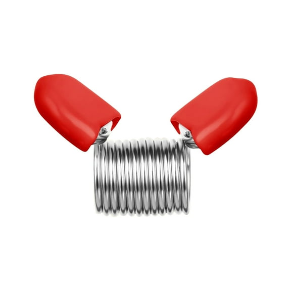 Jewelry Bead Clamp, Spring Anti-Drop Stopper, Bracelet Making Clip 1Pc 1.2Inch With Red Handle, Handy Diy Fix Clip For Handmade Bead String Craft Production Projects,Red