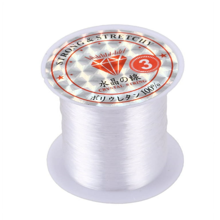Jewelry Beading Thread 0.3mm Dia. Clear Nylon Fishing Line Spool