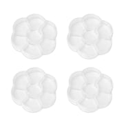 UKCOCO Plastic Jewelry Organizer Box, White, Durable, Compact, for Storage, 4Pcs