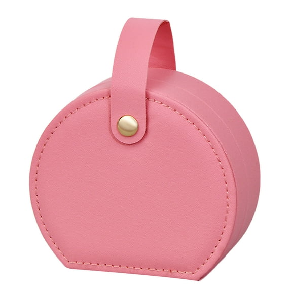 Jewelry Box Rings Earrings Organizer Multiple Compartments Waterproof Compact Design Portable Travel Jewelry Case