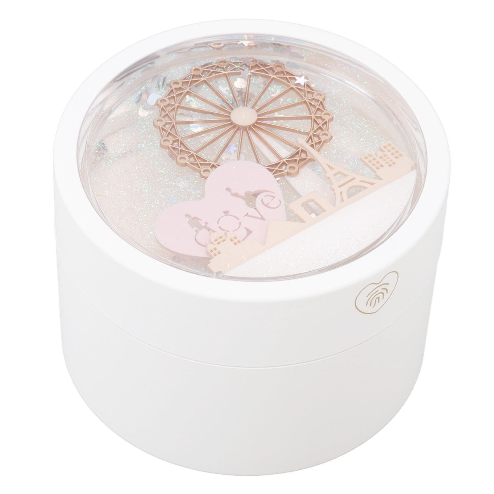 Jewelry Box, Single Box Neckline Boxes Pendant Wheel Round Jewelry Gift