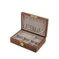 thumbnail image 1 of Jewelry Box Solid Wood Storage Ear Stud Necklace Storage Box With Lock, 1 of 6
