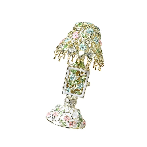 Jewelry Box Trinket Keepsake Box Enameled Zinc Alloy Material for Living Room Bedroom Home Decor