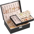 thumbnail image 1 of Jewelry Box for Women Girls (Black), 1 of 5