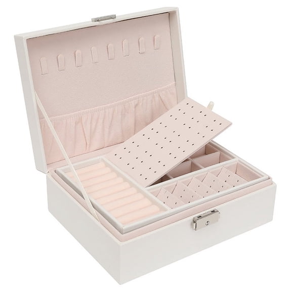 Jewelry Box for Women Girls (White)