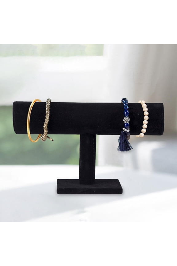 Jewelry Bracelet Display Stand Bracelet Storage Rack Bangle Holder Jewelry Organization for Bracelets Organization Tabletop Showcase Hanging Black
