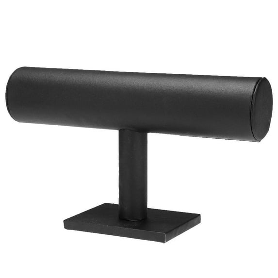 Jewelry Bracelet Necklace Watch Display Stand Holder Organizer / , Black Leatherette, as described