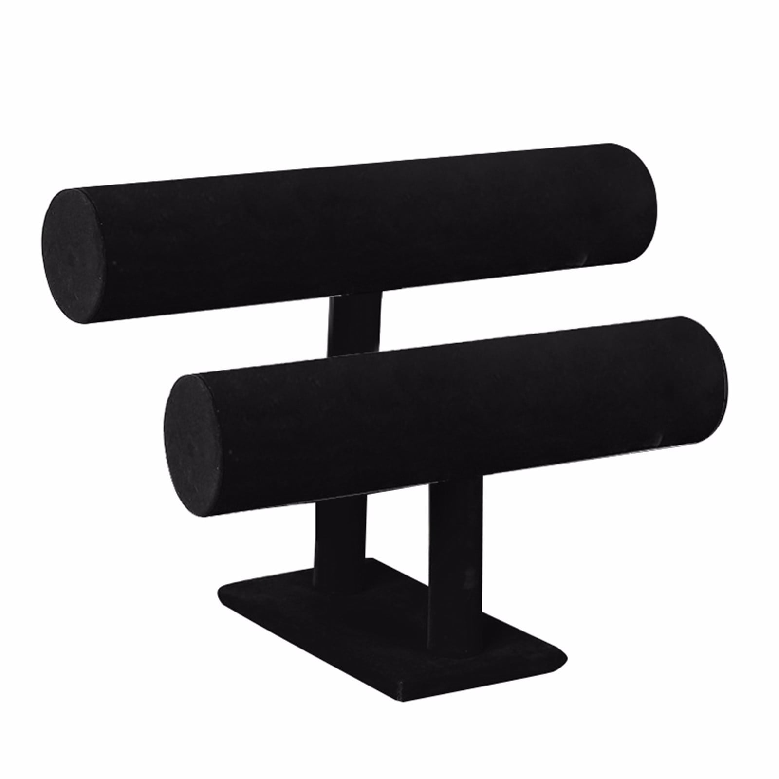 Jewelry Bracelet Watch Rack Organizer Display Stand 2-Tier Velvet ...
