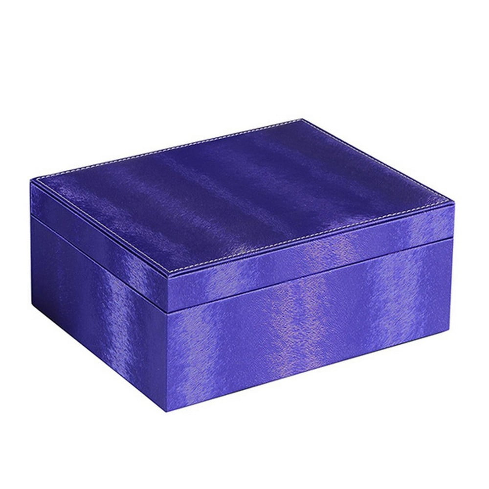 Ring Case With Jewelry Case with 2 Slots, Earrings Hanger, Mirror, and Push Ring ...