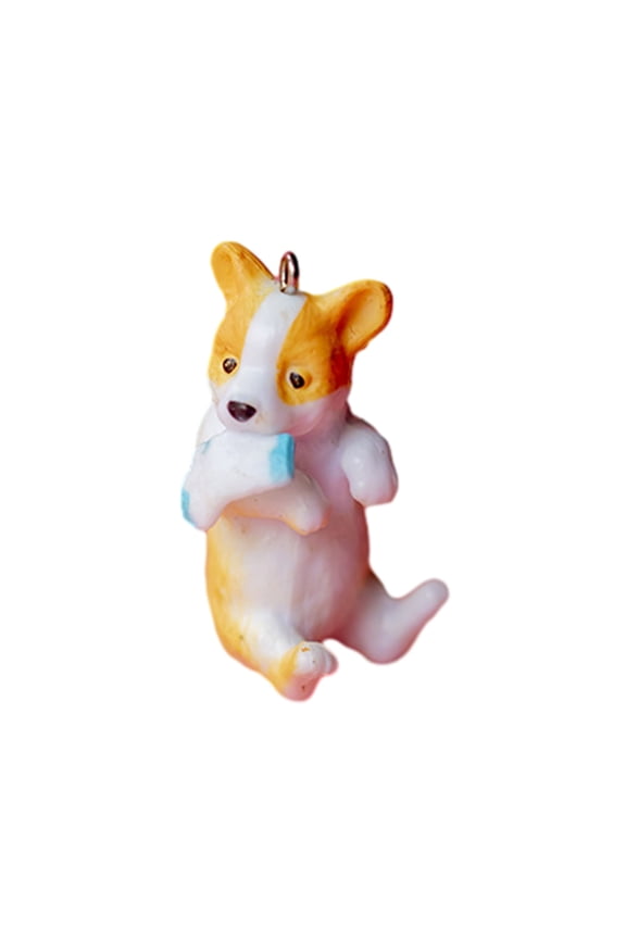 Jewelry Charm Dog Shaped Animal Pendant Accessories PVC Material Dog Pendant Suitable for DIY Making Jewelry and Crafts