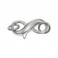 thumbnail image 1 of Jewelry Clasp Double Opening Lobster Clasp with Jump Rings,925 Sterling Silver Plated Jewelry Making Supplies Clasp Repair Kit, 1 of 9